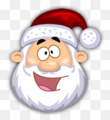 Emotion Png And Vectors For Free - Happy Santa Clipart Emoji