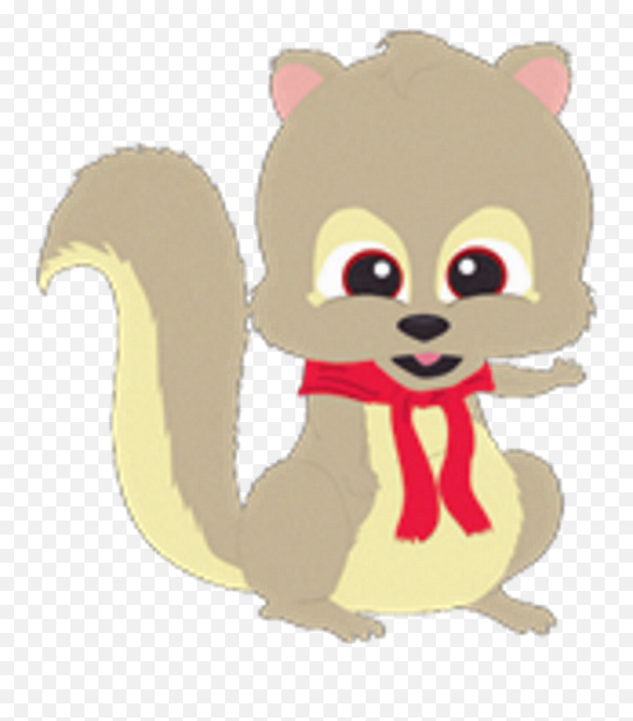 Transparent Background Christmas Squirrel Clipart - South Park Woodland Critters Squirrel Emoji,Chipmunk Emoji