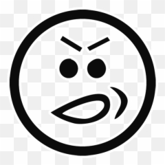 WhatsApp Black Outline Emoji PNG Pic Mart - Png Sticker Emojy