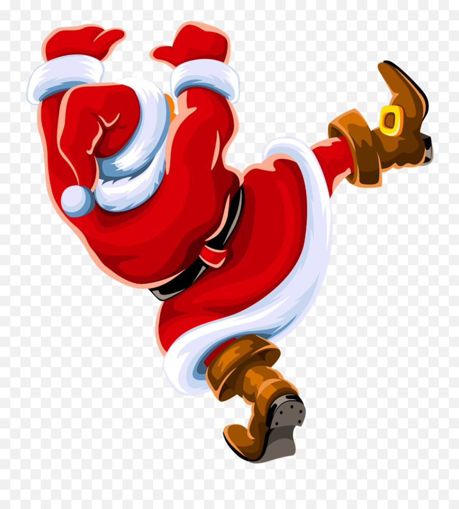 Christmas Climbing Santa Freetoedit - Santa Claus Climbing Cartoon Emoji,Climbing Emoji