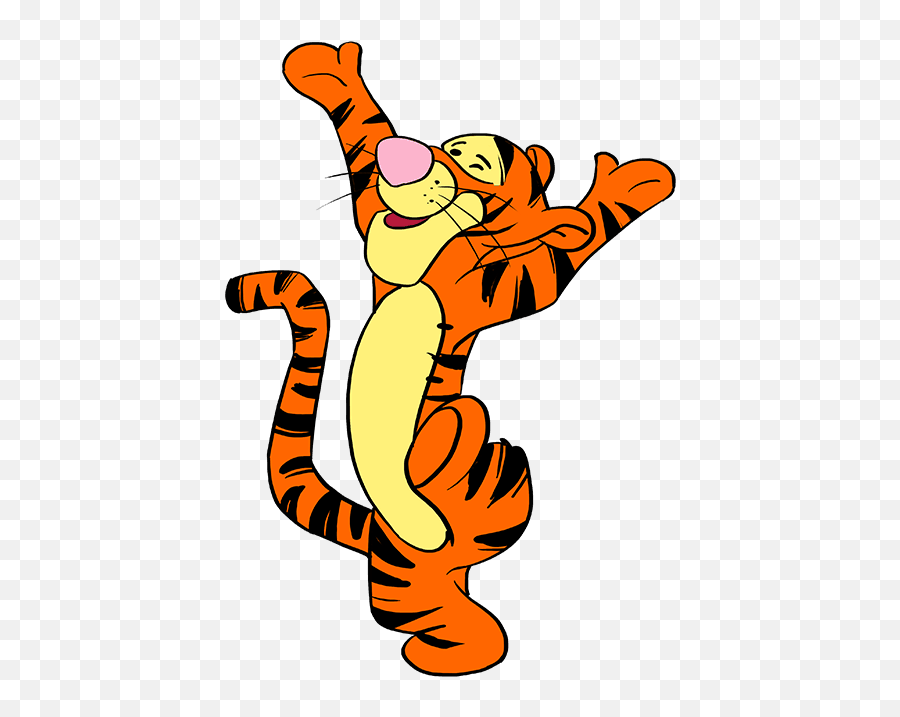 How To Draw Tigger - Tigger Drawing Emoji,Eeyore Emoji