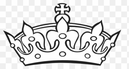 Crown Clipart Black And White - Clip Art Black And White Crown Emoji,Emoji King Crown