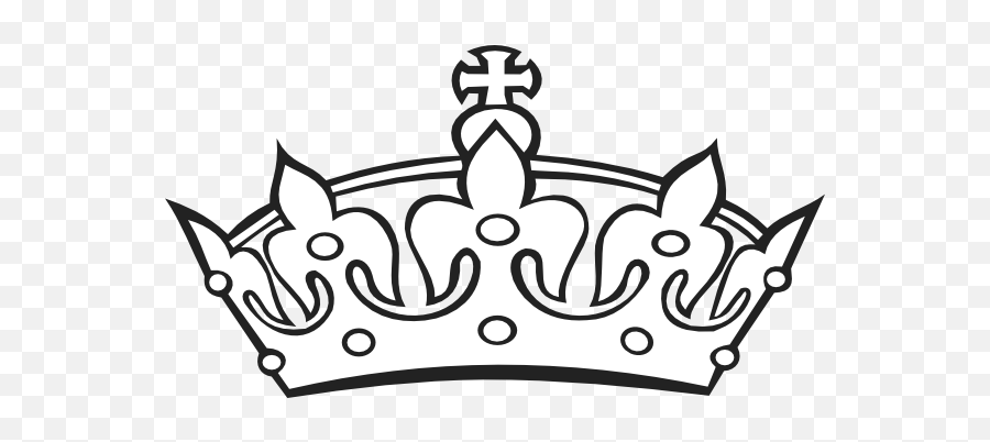 Crown Clipart Black And White - Clip Art Black And White Crown Emoji,Emoji King Crown