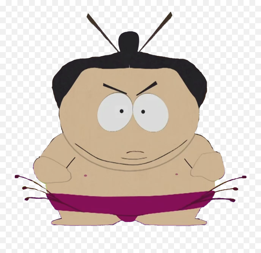 Wrestler Clipart Sumo - South Park Sumo Cartman Png Cartman Sumo Wrestler Emoji,Cartman Emoticon