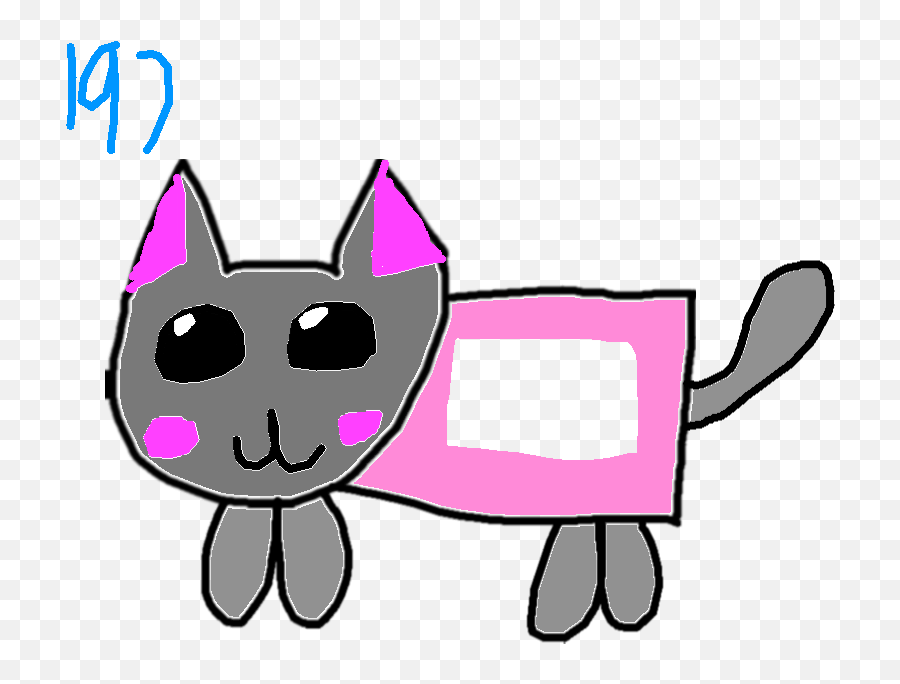 Learn To Draw Glitch - Nyan Cat Emoji,Nyan Cat Emoji