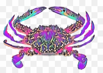 Crab Sticker - Ketam Bunga Emoji,Crab Emoji Meme