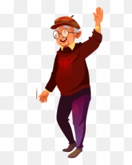Old Age Clipart - Nyugdíjas Csoportok Emoji