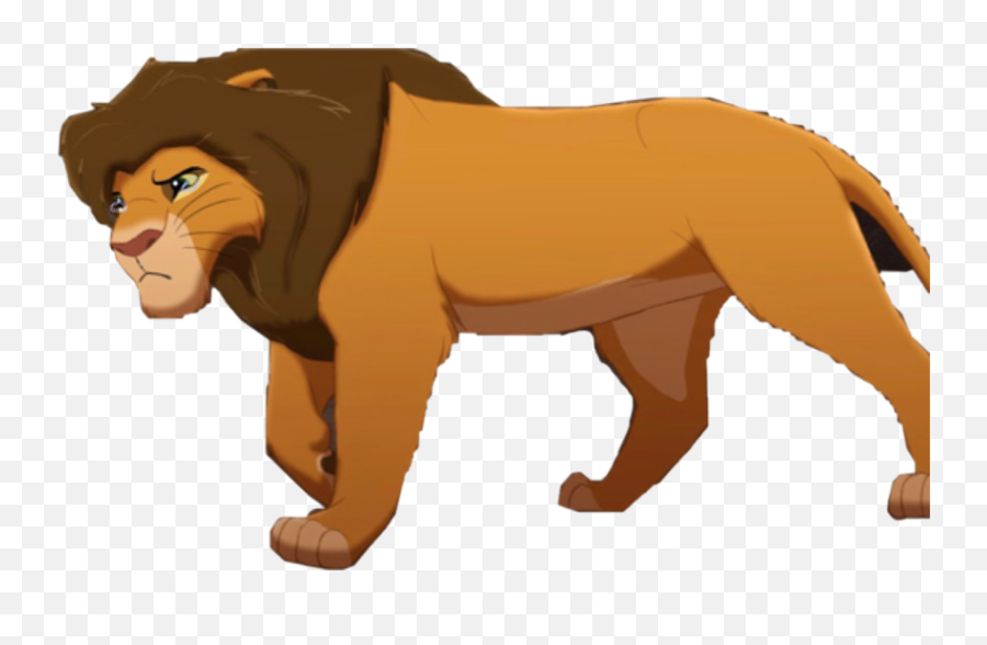 Kopa Lionking Sad Sticker - Animal Figure Emoji,Lion King Emoji