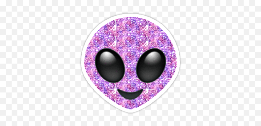Purple Shine Alien Stickers - Pin De Laryssa Karoline Alien Emoji,Alien Emojis