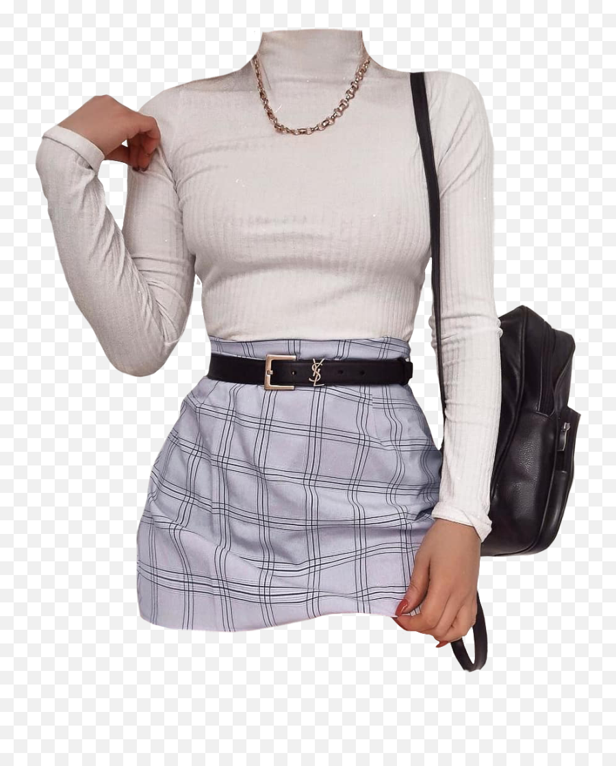 Png Pngs Outfit Outfits White Skirt - Outfit Emoji,Cute Emoji Outfits