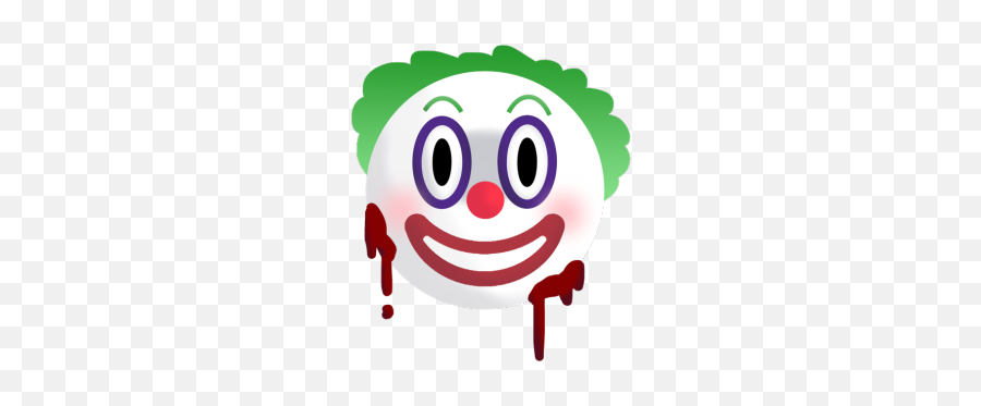 Clown Emoji - Cartoon,Walking Emoji
