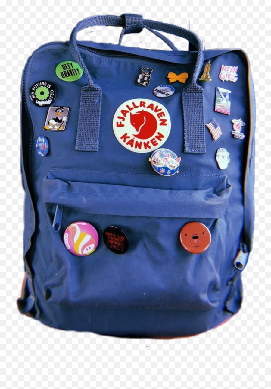 Fjallravenkanken Fjallraven Bag - Kanken Blue Ridge Random Blocked Emoji,Emoji School Bag