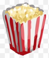 Popcorn Snack Movie Food Cinema - Clipart Png Emoji