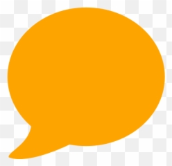 Speech Bubble - Colored Transparent Emoji