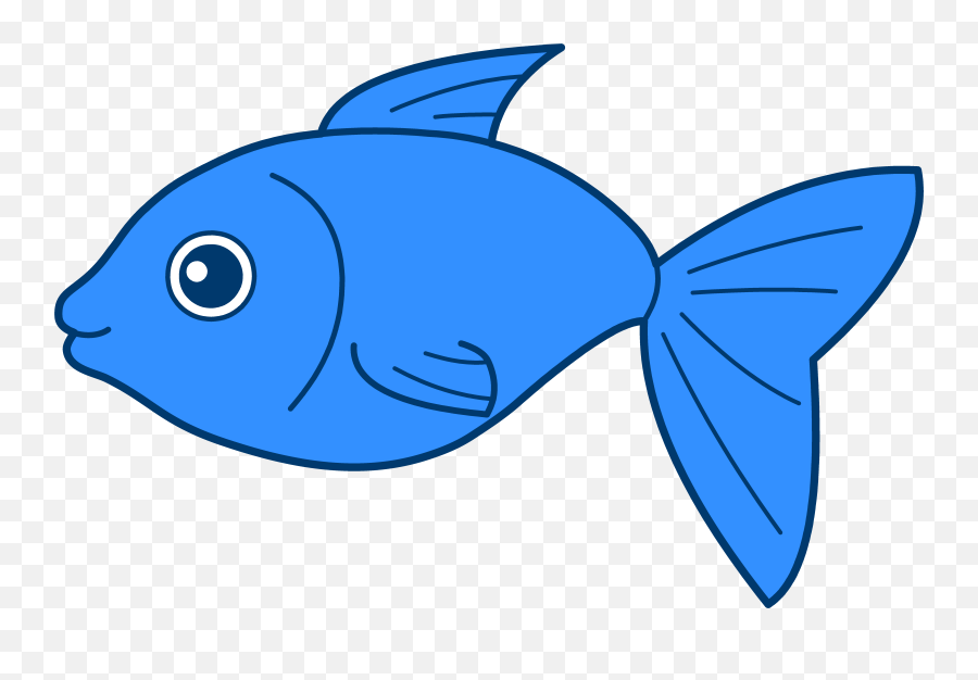 Fishing Clipart - Blue Fish Clipart Emoji,Fishing Emoji
