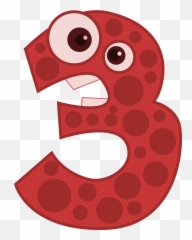 Counting Math Numbers Numerals Three - 3 Clip Art Emoji