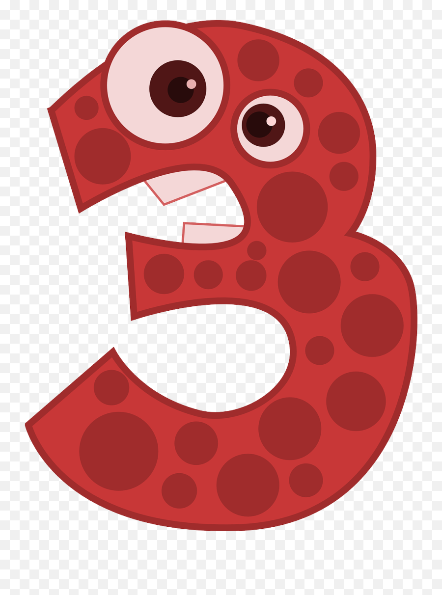 Counting Math Numbers Numerals Three - Number 3 Clip Art Emoji,Three Fingers Emoji