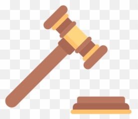 Gavel Transparent Background Clipart - Judge Emoji