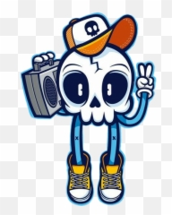 Trending Headbanger Stickers - Monster Cartoon Graffiti Emoji