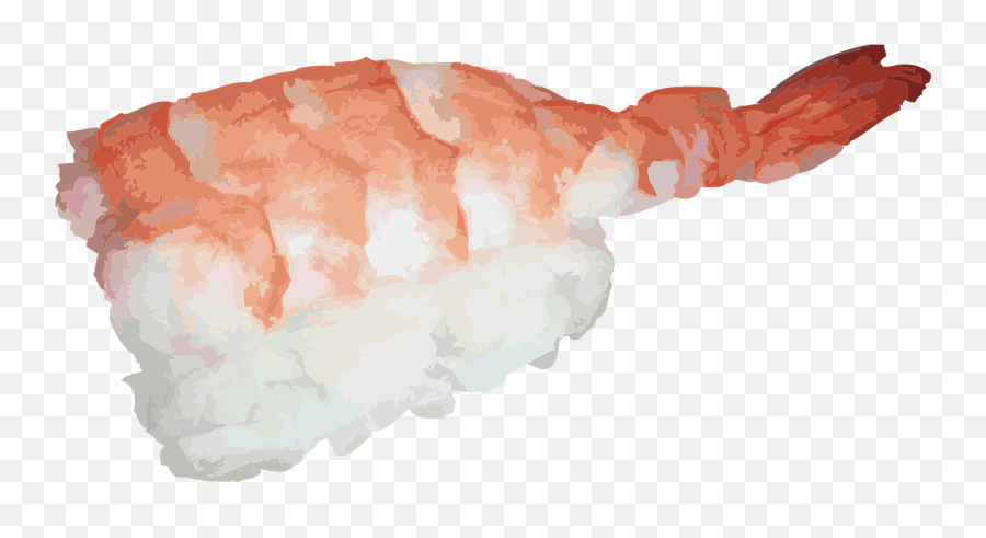 Japanese Sushi Asian Shrimp Raw - Sushi Raw Png Emoji,Sushi Roll Emoji