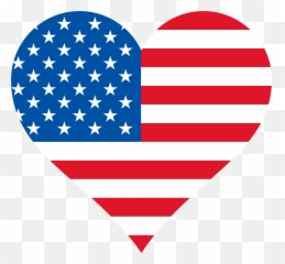 Heart Flag Clipart - Usa Flag Heart Png Emoji,Greek Flag Emoji
