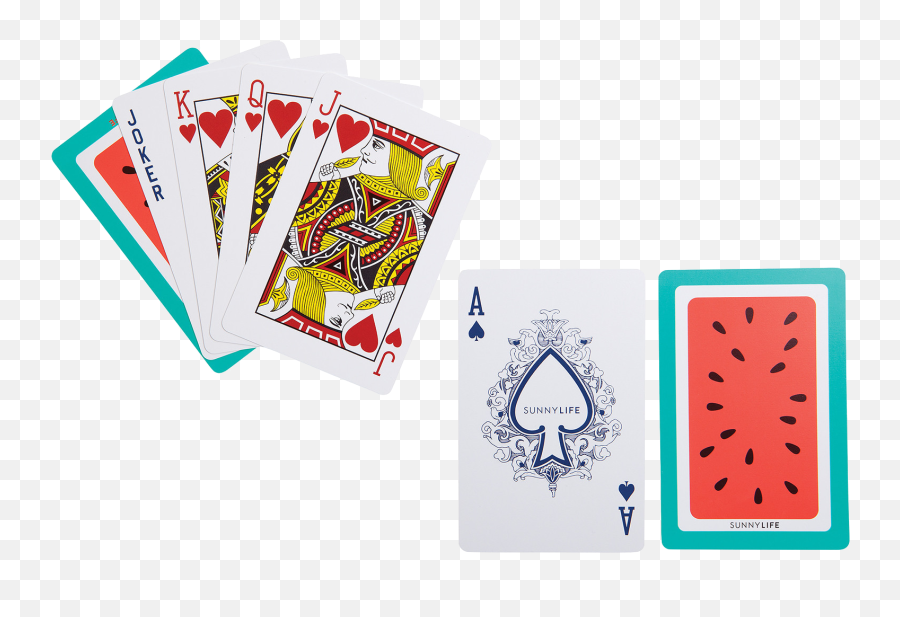 Sunnylife Playing Cards Pineapple And - Card Game Emoji,Deck Of Cards Emoji