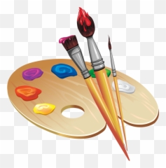 Palette Png - Draw A Paint Brush Emoji