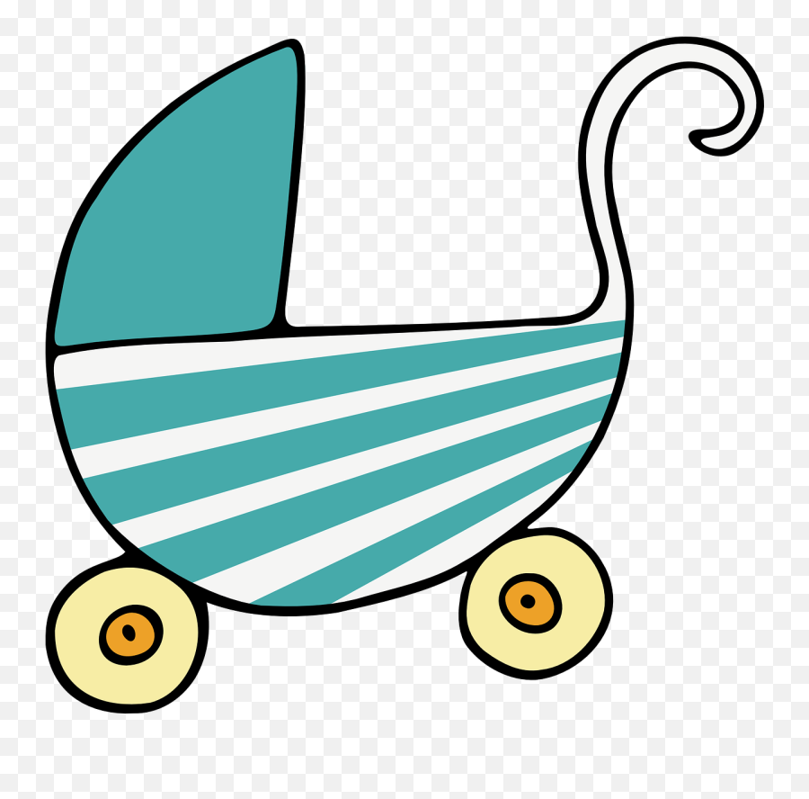 Perambulator Baby Buggy Baby Carriage - Clipart Transparent Baby Stuff Emoji,Baby Stroller Emoji