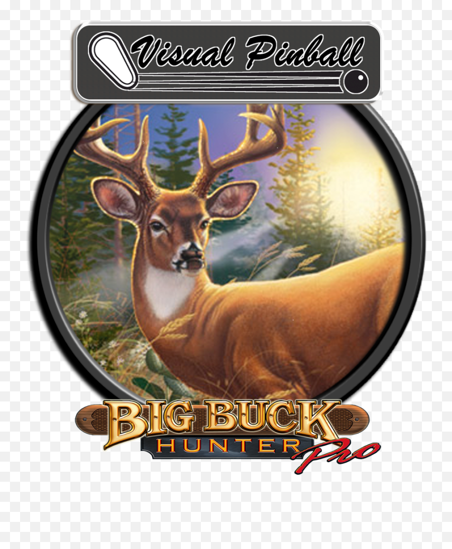 311 Megadocklets Visual Pinball Pack - Big Buck Hunter Translite Emoji,Whitetail Deer Emoji