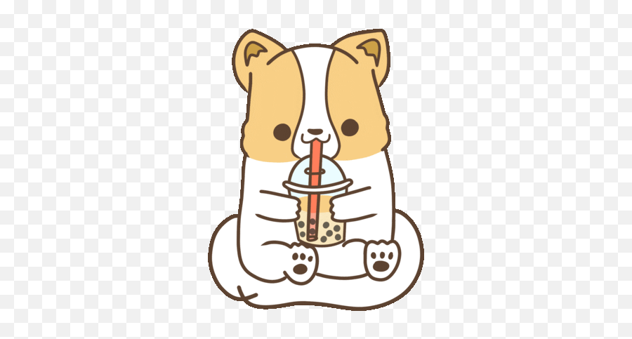 Pusheen Platformer - Cute Cartoon Corgi Gif Emoji,Pusheen The Cat Emoji