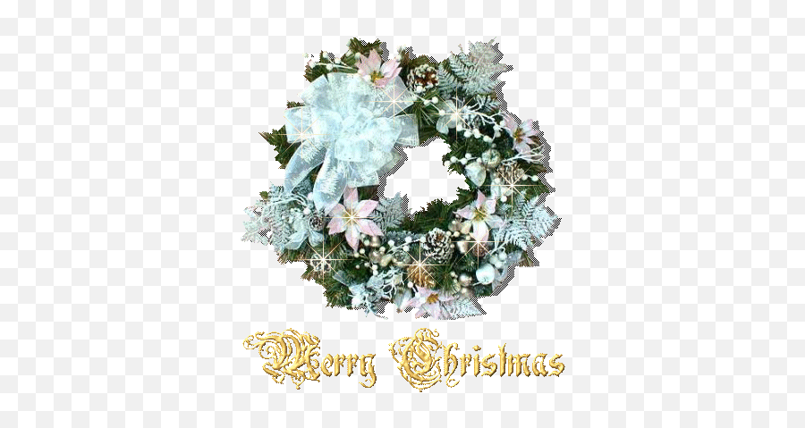 Christmas Wreaths Graphic Picgifscom - Transparent Christmas Wreath Gifs Emoji,Christmas Text Emoticons
