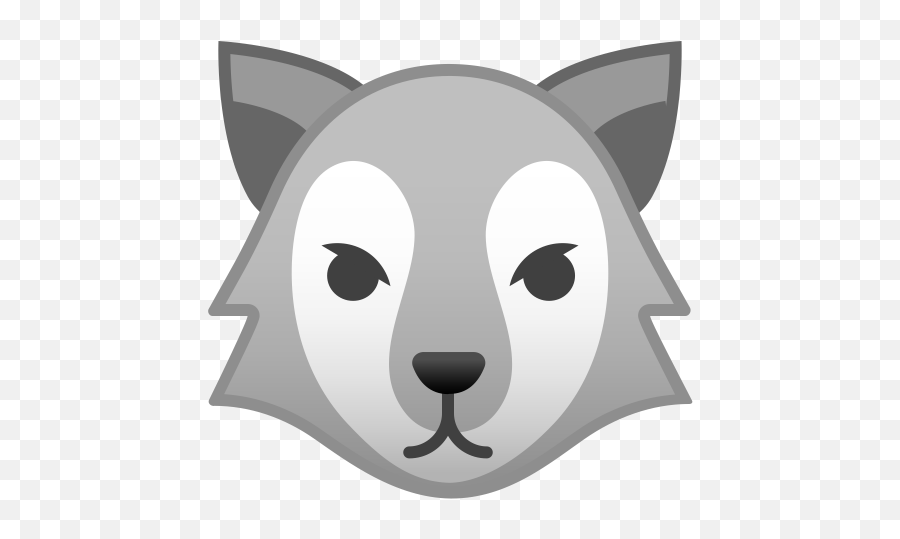 Wolf Face Icon Noto Emoji Animals Nature Iconset Google - Wolf Emoji,Emoji Animals