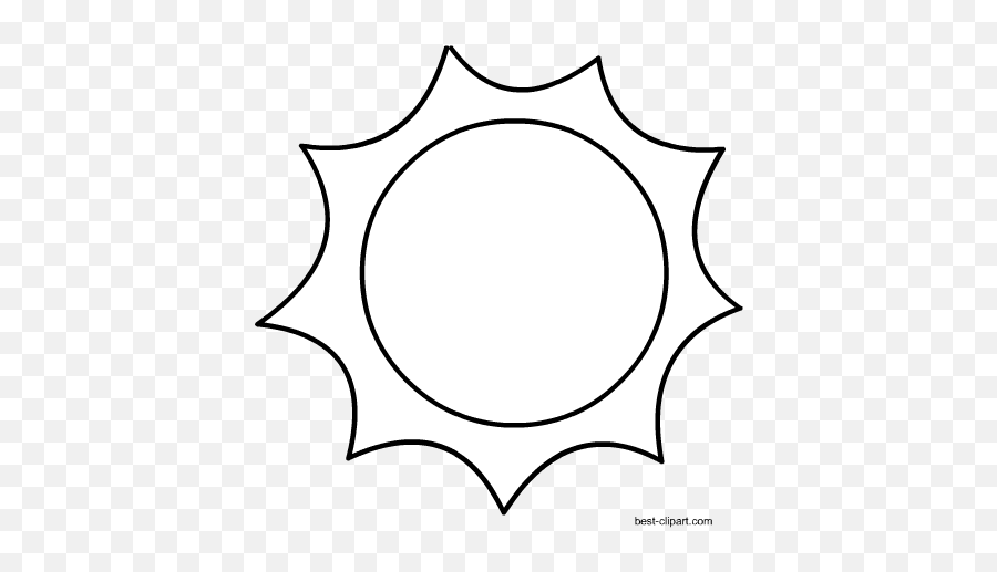 Free Sun Clip Art Images And Graphics - Maga Argentina Emoji,Black And White Sun Emoji