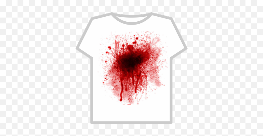 Blood Stain 2 Works With Any Shirt - Roblox Red Roblox Free Shirt Emoji,Blood Sign Emoji