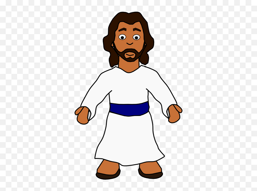 Jesus Clip Art Black And White Free - Clipart Of Jesus Emoji,Black Jesus Emoji