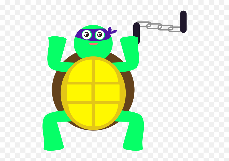 Ninja Turtle Free Svg - Cartoon Kawaii Turtles Emoji,Ninja Turtle Emoji