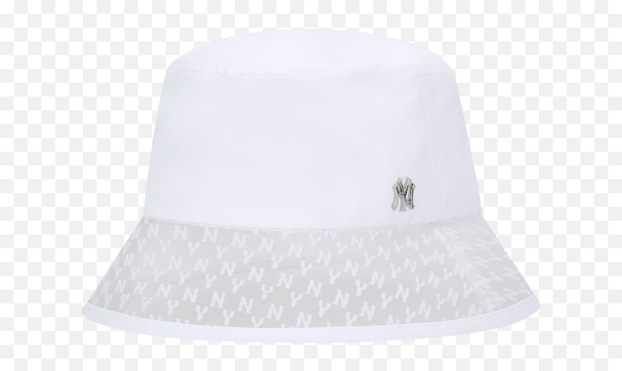 Glam Mesh Bucket Hat New York Yankees - Fedora Emoji,White Emoji Bucket Hat