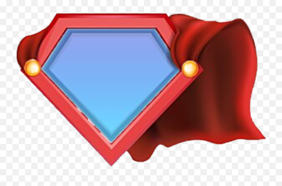 Superhero Cape Emblem Logo Sticker - Superhero Cape Clipart Emoji,Superhero Cape Emoji