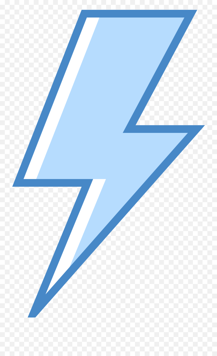 White Lightning Bolt Png - Blue Lightning Symbol Png Emoji,Screw Emoji