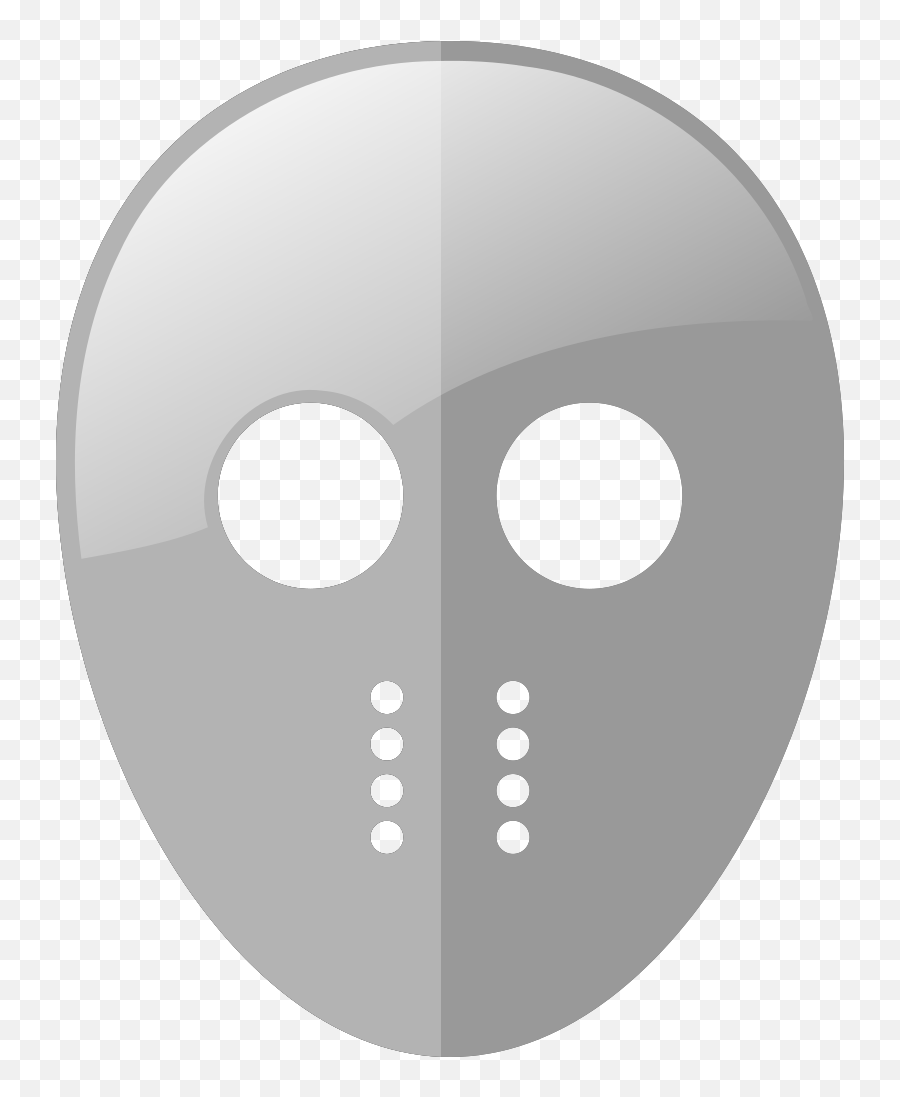 Hockey Mask Png Svg Clip Art For Web - Hockey Mask Transparent Background Emoji,Hockey Mask Emoji