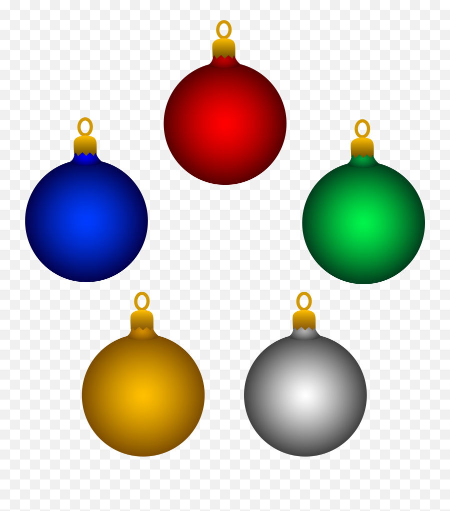 Christmas Ornaments Clipart Word Free - Christmas Tree Ornaments Clipart Emoji,Emoji Ornaments