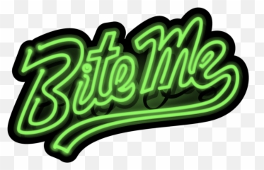 Ftestickers Neon Neonsign Bite Biteme - Calligraphy Emoji,Bite Me Emoji