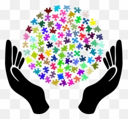 Photo Of Two Hands Fingers - Autism Png Emoji