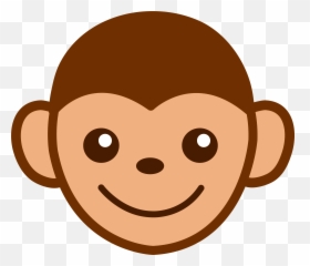 Free Monkey Face Clipart Download - Emoji