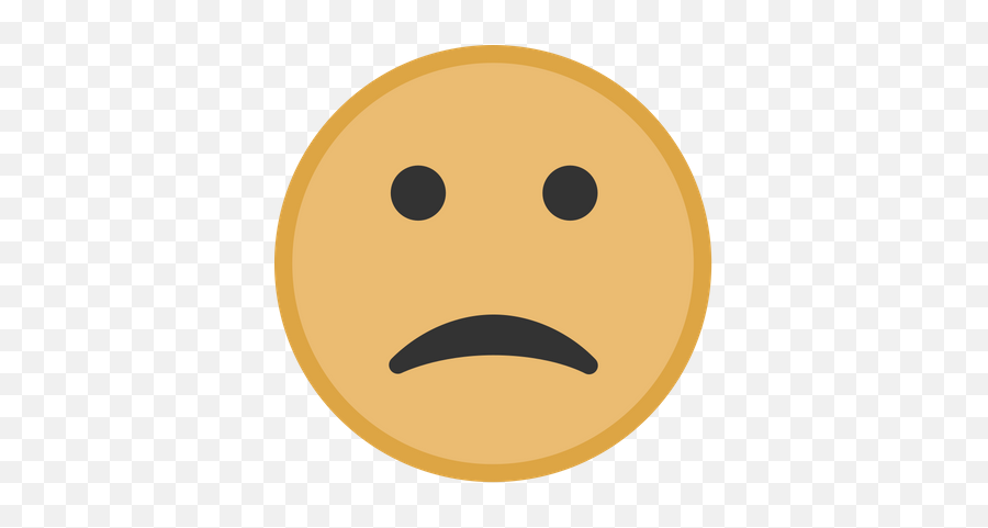 Yellow Sad Face Graphic - Smiley Emoji,Lewd Emoji