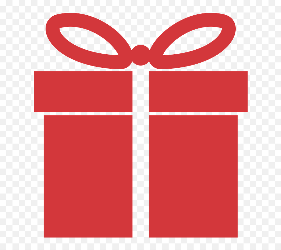 Red Icon Present - Christmas Gift Icon Png Emoji,Christmas Present Emoji