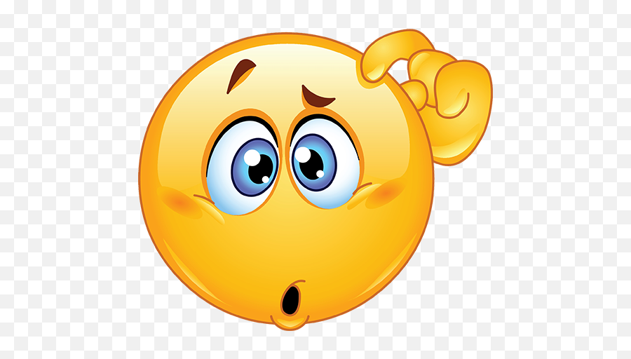 Question Smiley Png Picture - Transparent Background Confused Emoji Png,Question Emoticon