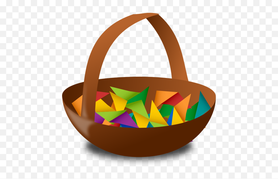 Empty Easter Basket Vector Illustration - Raffle Clipart Emoji,Easter Basket Emoji