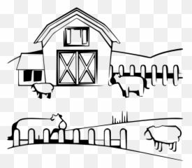 Farm Siluett - Farm Black And White Clipart Emoji,Jeep Emoji
