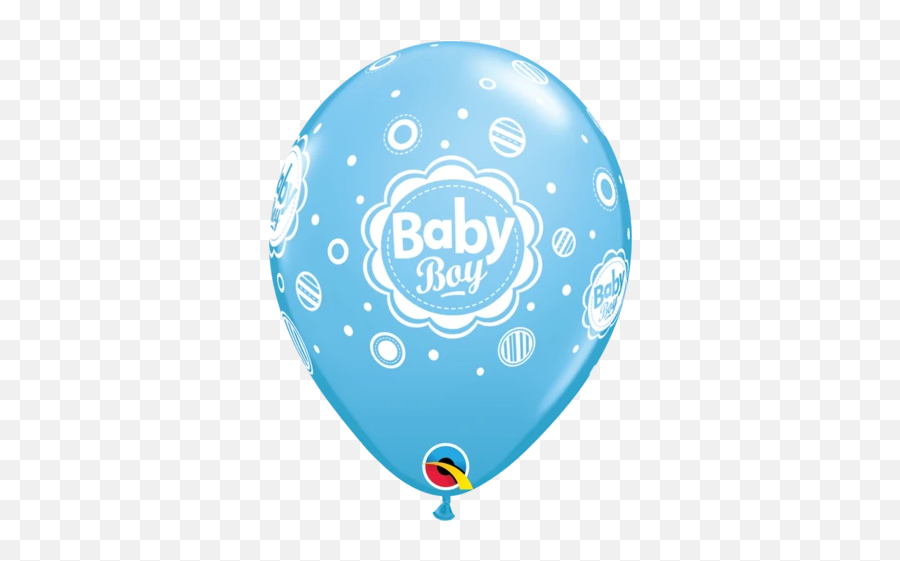 Standard Pale Blue - Ballon Imprime Emoji,House And Balloons Emoji